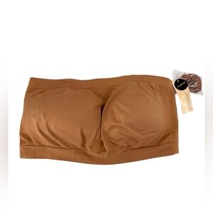 Brand New Truekind Shapermint Womens Size 4XL Tan Convertible Bandeau Bra